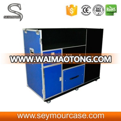 Large Capacity Metal TV Speaker Box Packaging TV Showcase Aluminum Flight Case